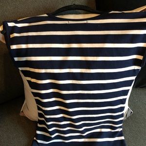 Sleeveless T shirt Ralph Lauren navy and white